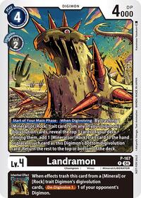 Landramon (Store Tournament 2025 Vol.1 Participation Pack) (P-167 P) [Digimon Promotion Cards]