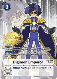 Digimon Emperor (Championship 2024 Gold Stamp Card Set) (BT8-094 R) [New Awakening]