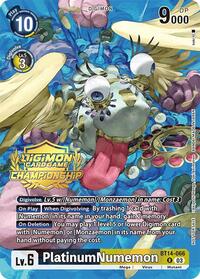 PlatinumNumemon (Championship 2024 Gold Stamp Card Set) (BT14-066 R) [Blast Ace]
