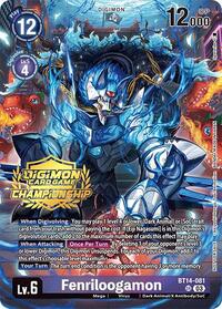 Fenriloogamon (Championship 2024 Gold Stamp Card Set) (BT14-081 SR) [Blast Ace]