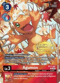 Agumon (Championship 2024 Tamers Pack) (BT17-007 R) [Secret Crisis]