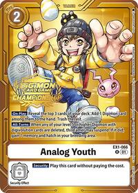 Analog Youth (Championship 2024 Tamers Pack) (EX1-066 R) [Classic Collection]