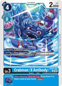 Crabmon (X Antibody) (BT20-022 C) [Release Special Booster 2.5]