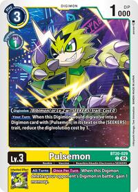 Pulsemon (BT20-029 C) [Release Special Booster 2.5]