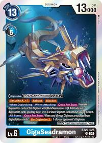 GigaSeadramon (BT20-028 SR) [Release Special Booster 2.5]