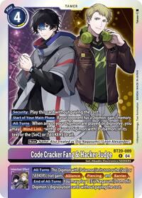 Code Cracker Fang & Hacker Judge (BT20-089 R) [Release Special Booster 2.5]