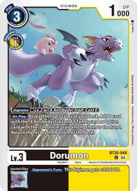 Dorumon (BT20-048 U) [Release Special Booster 2.5]