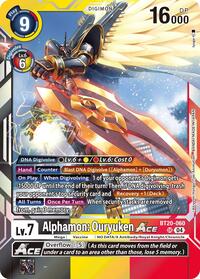 Alphamon: Ouryuken ACE (BT20-060 SR) [Release Special Booster 2.5]