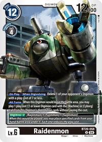 Raidenmon (BT20-058 U) [Release Special Booster 2.5]