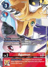 Agumon (Omnimon Binder Set) (BT17-007 R) [Secret Crisis]