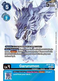 Garurumon (Omnimon Binder Set) (BT15-024 C) [Exceed Apocalypse]