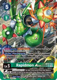 Rapidmon ACE (Alternate Art) (BT19-050 SR) [Release Special Booster 2.5]