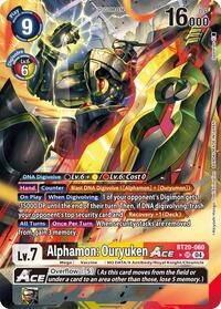 Alphamon: Ouryuken ACE (Alternate Art) (BT20-060 SR) [Release Special Booster 2.5]