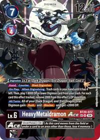 HeavyMetaldramon ACE (Textured) (BT20-077 SR) [Release Special Booster 2.5]