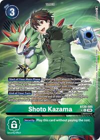 Shoto Kazama (Alternate Art) (BT20-085 R) [Release Special Booster 2.5]