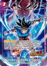Glimpse of a Hidden Arrogance (Dragon Ball Z Dokkan Battle Alternate Art) (FB02-035) [Blazing Aura Alternate Art Reprints]