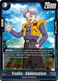 Trunks : Adolescence (FB05-035) [New Adventure Release Event Cards]