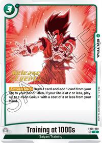 Training at 100Gs (FB05-069) [New Adventure Release Event Cards]