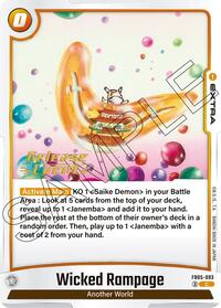 Wicked Rampage (FB05-093) [New Adventure Release Event Cards]