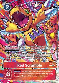 Red Scramble (Alternate Art) (LM-027 P) [Starter Deck 20: Protector of Light]