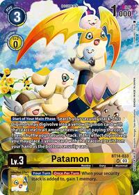 Patamon (Limited Card Pack) (BT14-033 SR) [World Convergence]