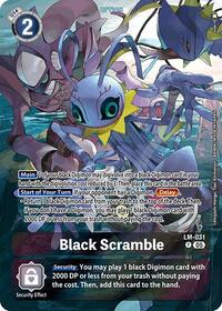 Black Scramble (Alternate Art) (LM-031 P) [Starter Deck 20: Protector of Light]