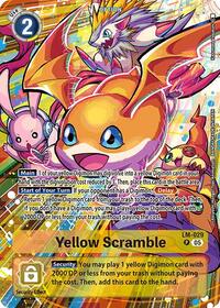 Yellow Scramble (Alternate Art) (LM-029 P) [Starter Deck 21: Hero of Hope]