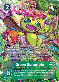 Green Scramble (Alternate Art) (LM-030 P) [Starter Deck 21: Hero of Hope]