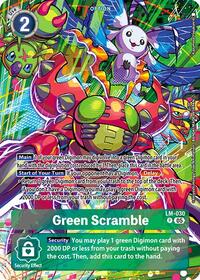 Green Scramble (Alternate Art) (LM-030 P) [Starter Deck 20: Protector of Light]