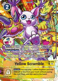 Yellow Scramble (Alternate Art) (LM-029 P) [Starter Deck 20: Protector of Light]