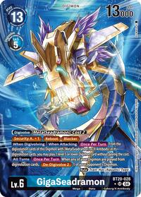 GigaSeadramon (Alternate Art) (BT20-028 SR) [Release Special Booster 2.5]