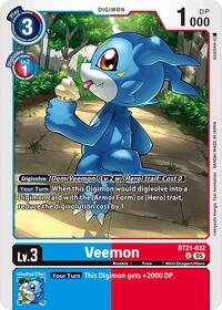Veemon (BT21-032 U) [World Convergence]