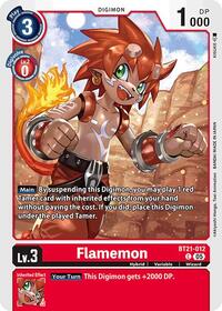 Flamemon (BT21-012 C) [World Convergence]