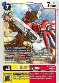 RizeGreymon (BT21-044 U) [World Convergence]
