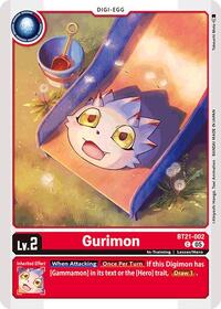 Gurimon (BT21-002 C) [World Convergence]