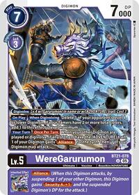 WereGarurumon (BT21-078 U) [World Convergence]