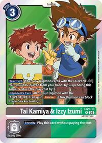 Tai Kamiya & Izzy Izumi (ST20-13 R) [Starter Deck 20: Protector of Light]