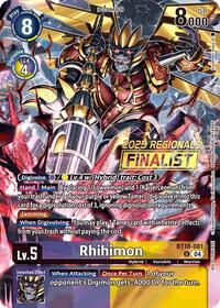 Rhihimon (2025 Regionals Finalist) (BT18-081 U) [Release Special Booster 2.0]