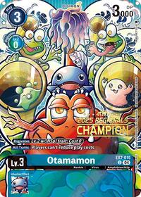 Otamamon (2025 Regionals Champion) (EX7-015 U) [Digimon LIBERATOR]
