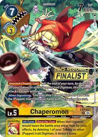 Chaperomon (2025 Regionals Finalist) (EX7-027 R) [Digimon LIBERATOR]