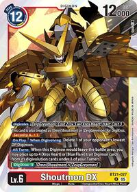 Shoutmon DX (BT21-027 R) [World Convergence]