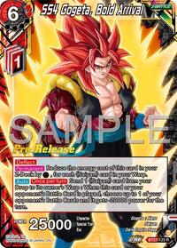 SS4 Gogeta, Bold Arrival (BT27-123) [History of Z Pre-Release Cards]