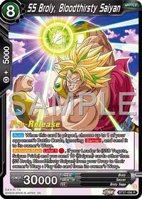 SS Broly, Bloodthirsty Saiyan (BT27-096) [History of Z Pre-Release Cards]