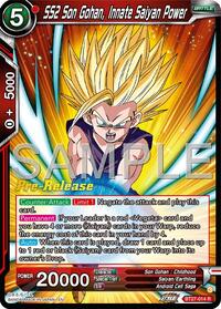 SS2 Son Gohan, Innate Saiyan Power (BT27-014) [History of Z Pre-Release Cards]