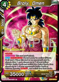 Broly, Omen (BT27-085) [History of Z Pre-Release Cards]