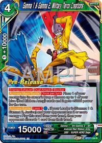 Gamna 1 & Gamma 2, Military Terror Creations (BT27-134) [History of Z Pre-Release Cards]