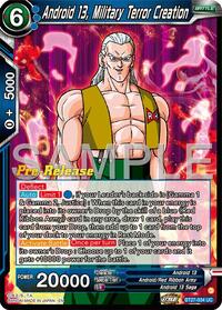 Android 13, Military Terror Creation (BT27-034) [History of Z Pre-Release Cards]