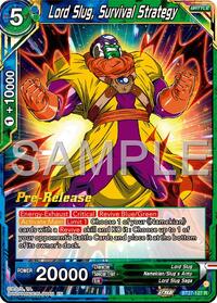 Lord Slug, Survival Strategy (BT27-127) [History of Z Pre-Release Cards]
