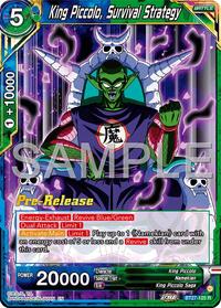 King Piccolo, Survival Strategy (BT27-125) [History of Z Pre-Release Cards]