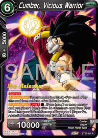 Cumber, Vicious Warrior (BT27-110) [History of Z Pre-Release Cards]